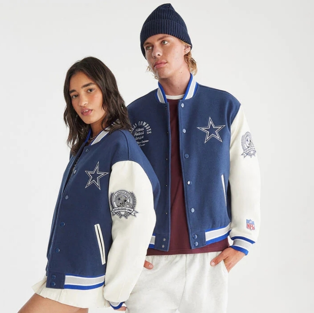 NFL Dallas Cowboys Unisex MEDIUM Bomber Jacket